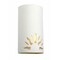 Luxury Lighting Asavva 13in. High Half Sun Ceramic Outdoor Wall Light, Paintable White Bisque 411-33A-W-u/d-7-17 - alternate 3